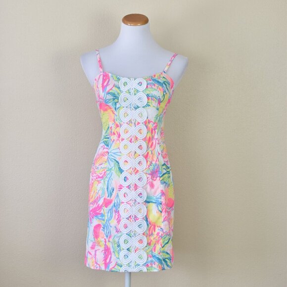 Lilly Pulitzer Shelli Fiesta Bamba Shift Dress - 0 - Picture 1 of 9